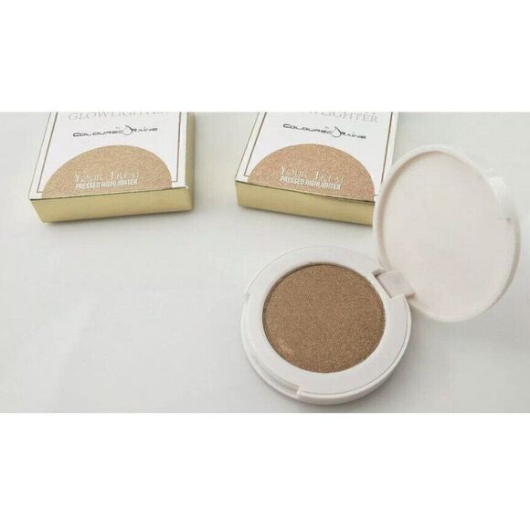 2x Coloured Raine Focal Point Glowlighter Pressed Highlighter YOUR TREAT 0.12 oz - Picture 2 of 5